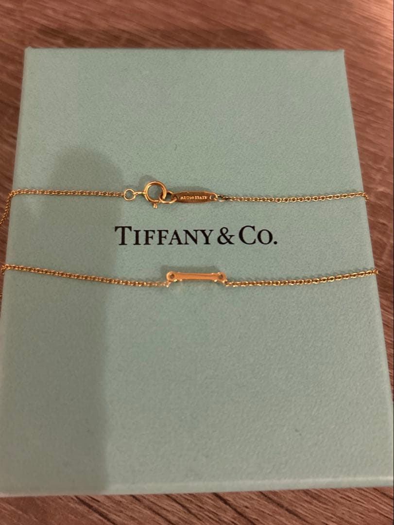 【美品】ティファニー フルールドリス キーバー ペンダントネックレス K18