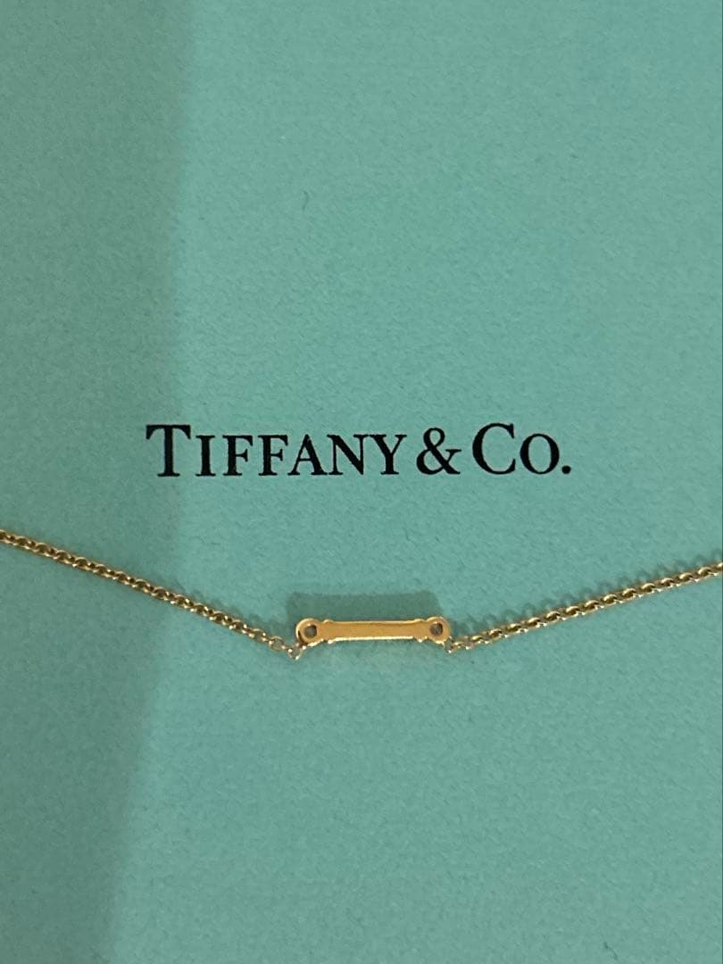 【美品】ティファニー フルールドリス キーバー ペンダントネックレス K18