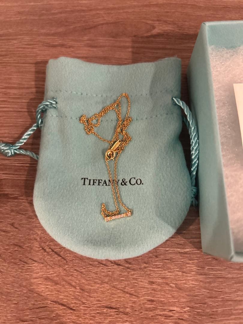 【美品】ティファニー フルールドリス キーバー ペンダントネックレス K18