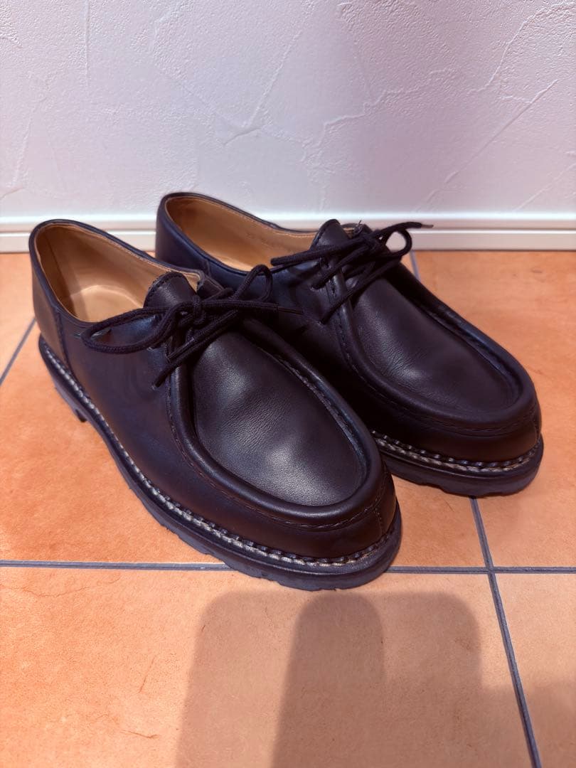 パラブーツ　ミカエル　ブラック　40.5 シューツリー付　※箱は別のものです！