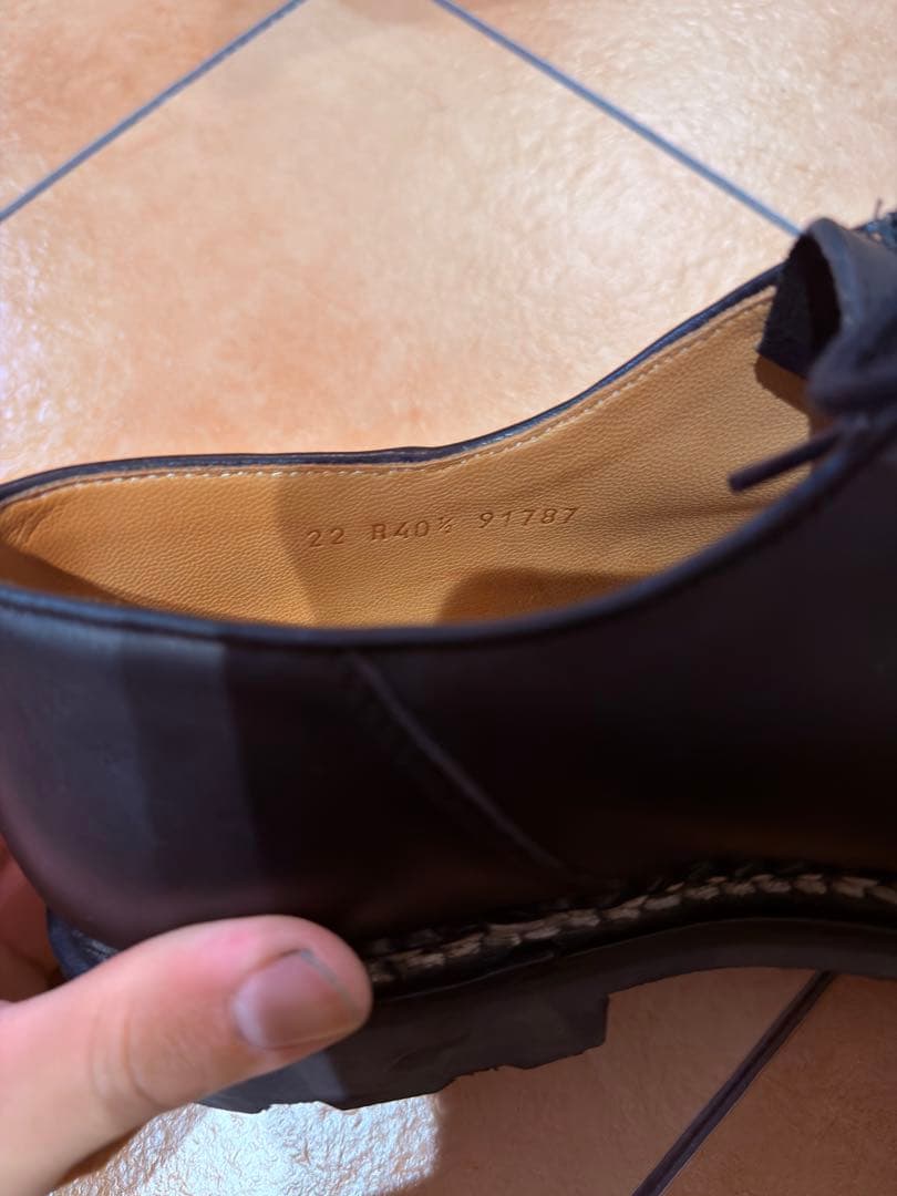 パラブーツ　ミカエル　ブラック　40.5 シューツリー付　※箱は別のものです！