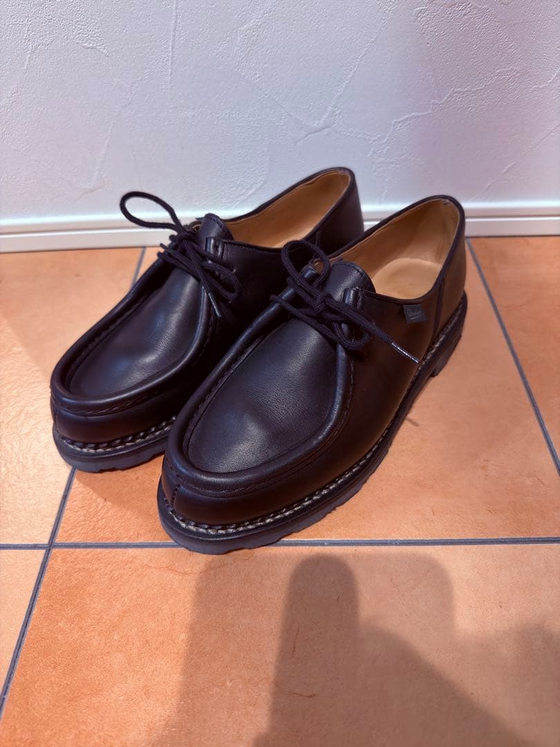 パラブーツ　ミカエル　ブラック　40.5 シューツリー付　※箱は別のものです！