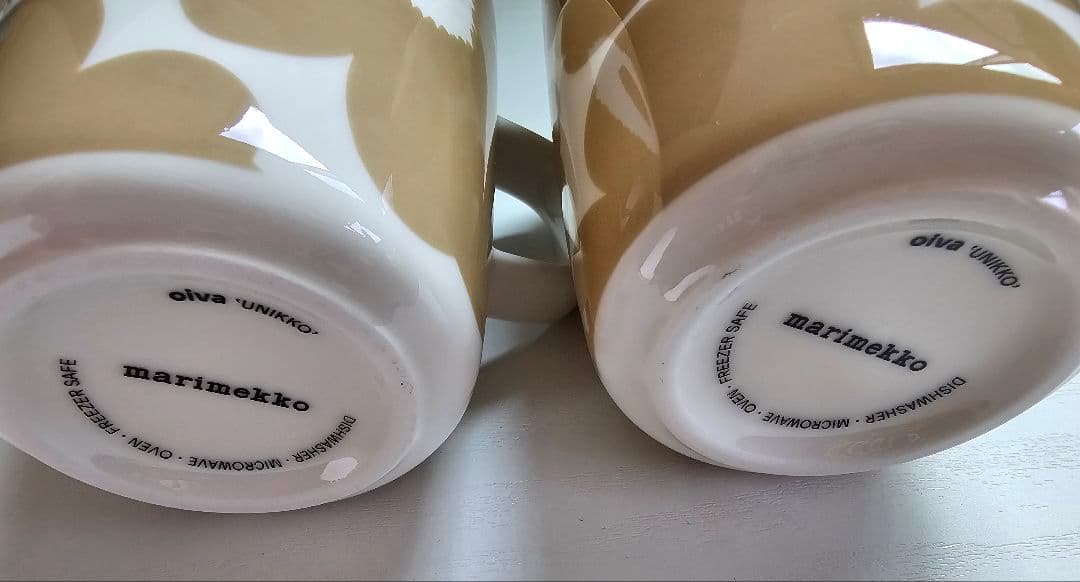 マリメッコ ウニッコ（皿2枚・マグカップ2個）