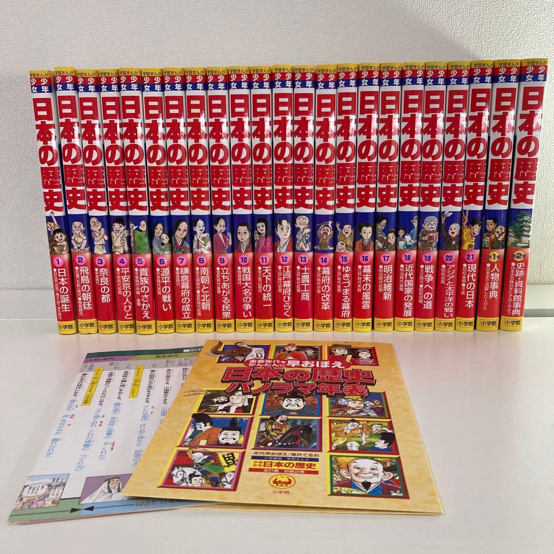 日本の歴史 小学館 まんが 23巻 セット 受験 日本史