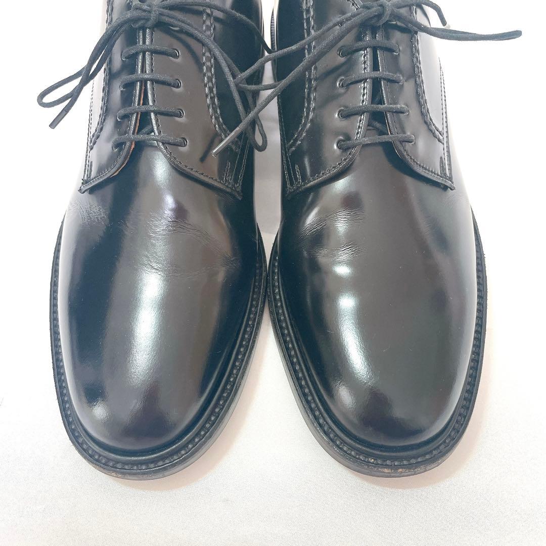 【美品】REGAL プレーントゥ ガラスレザー 2504 ブラック 26EE