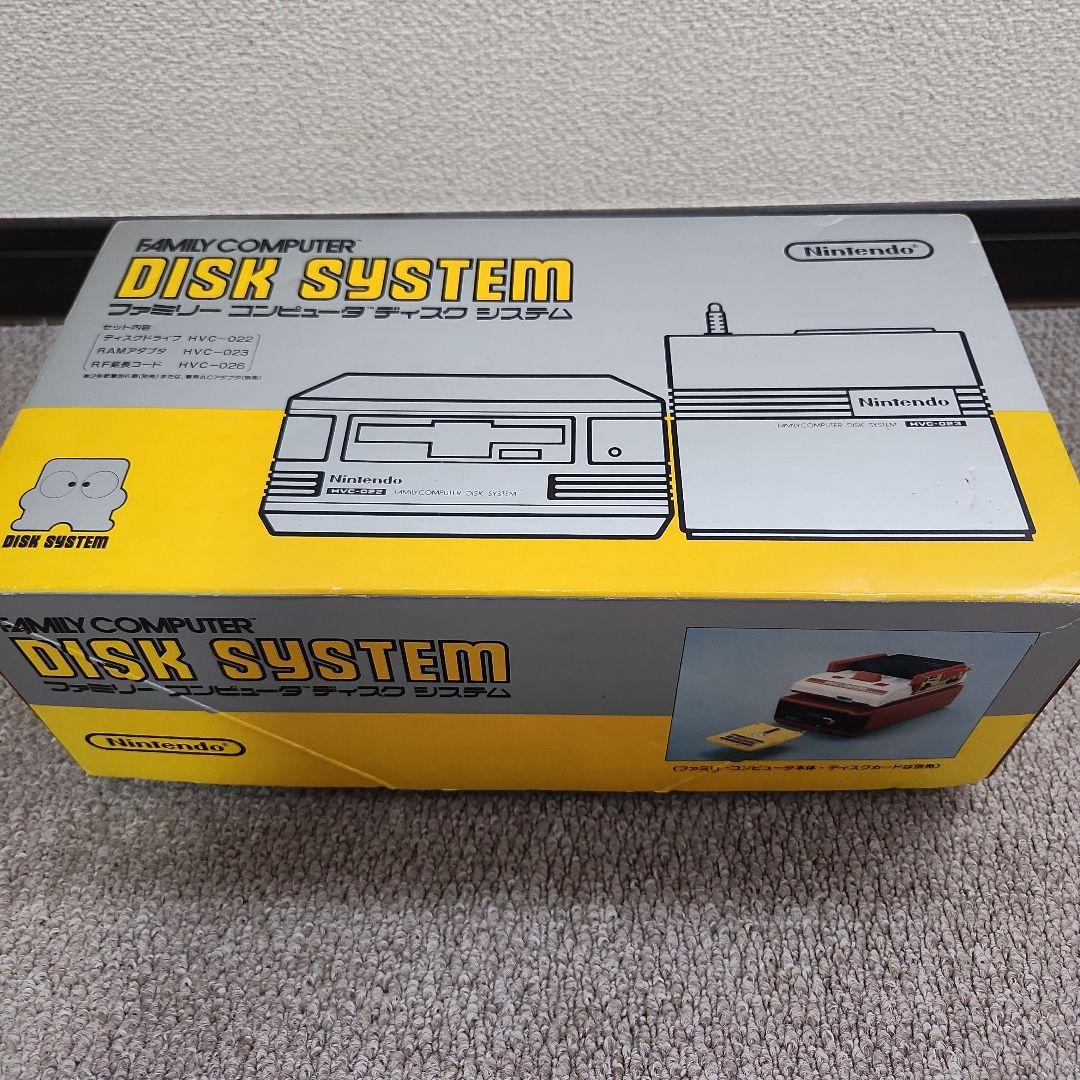 任天堂　ファミリーコンピュータ　ディスクシステム　OH済み　箱　説明書付き