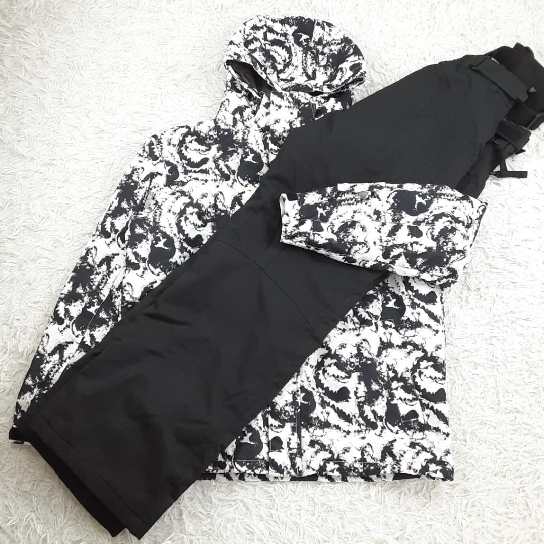 美品◎GERRY COSBY ジェリーコスビー スキーウェアセットアップ 総柄