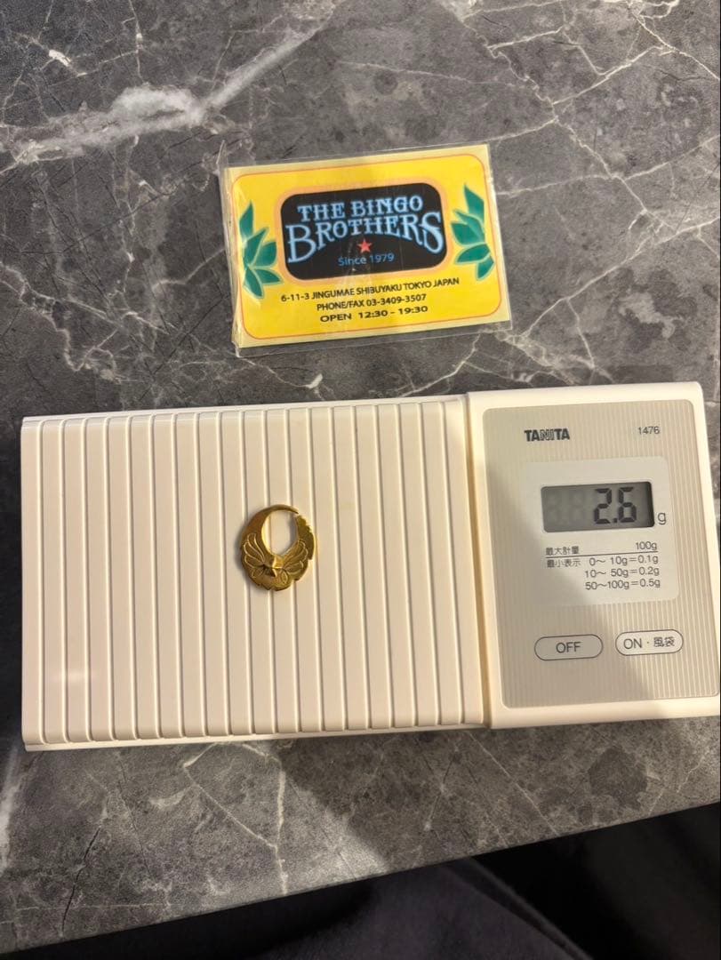 24k ビンゴブラザーズ　ピアス　左耳