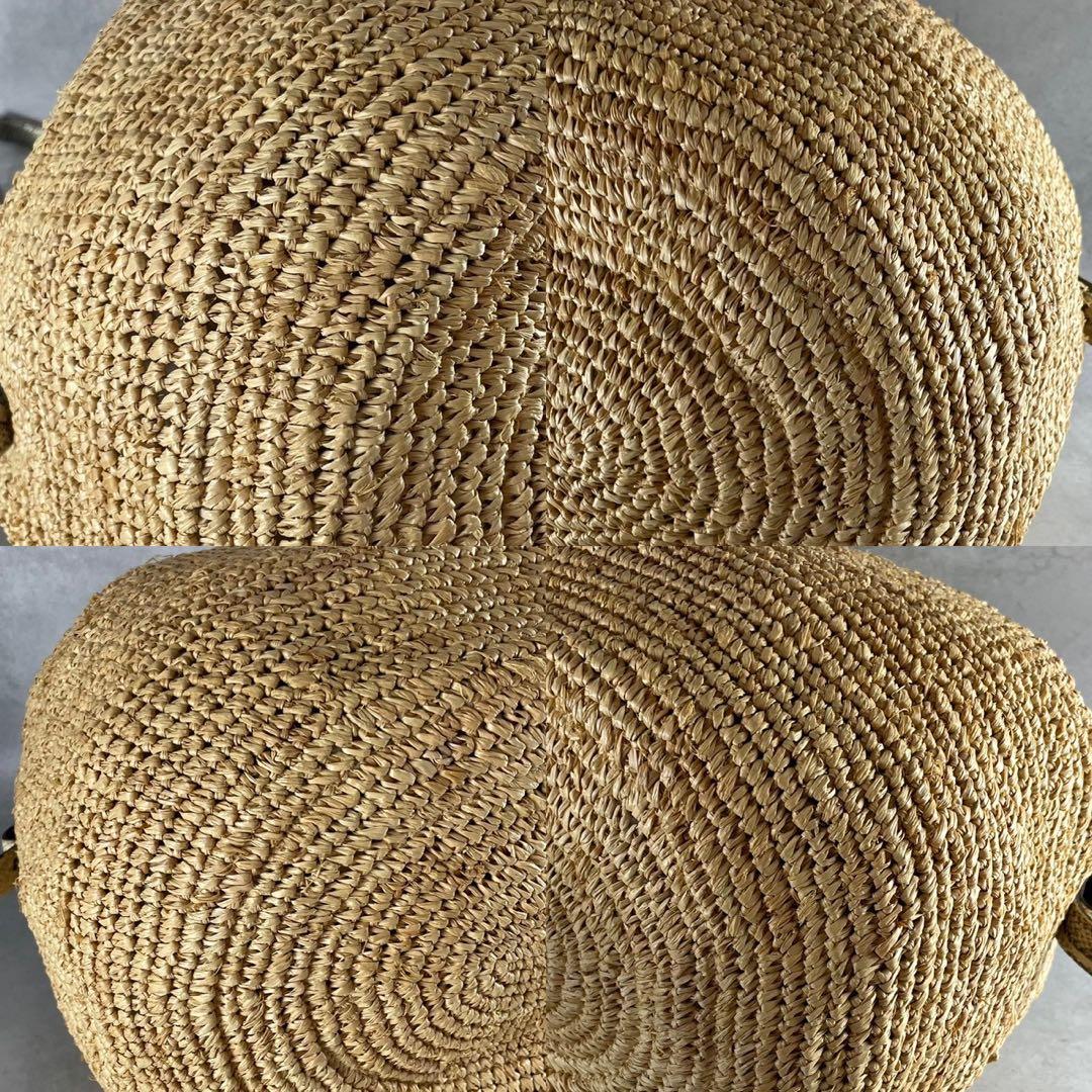 ✨稀少✨美品✨コーチ　カゴバッグ　肩かけ　巾着型　パイソン　大容量