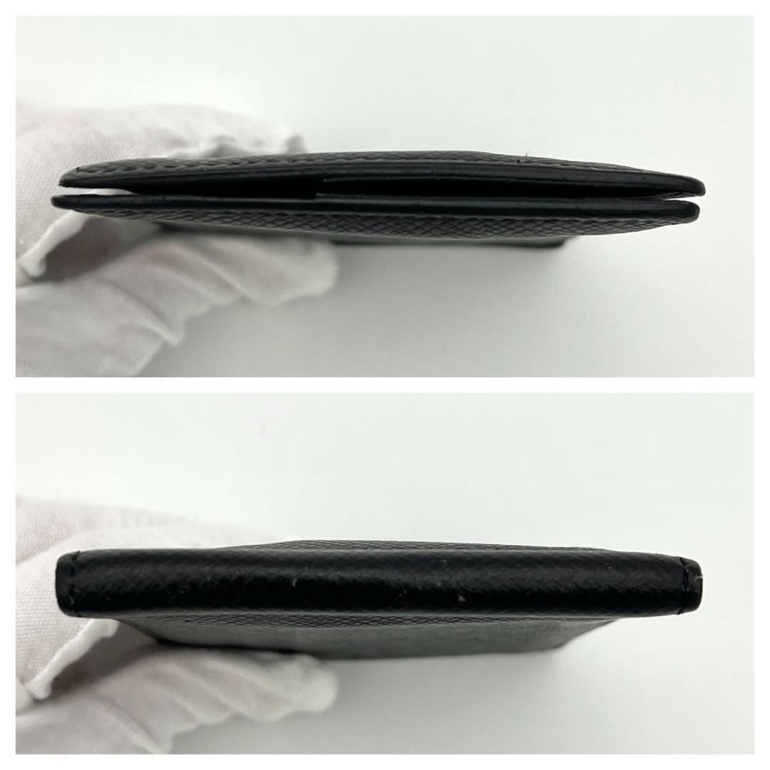 【美品】ヴィトン マネークリップ ポルトフォイユ パンス タイガ ブラック 黒