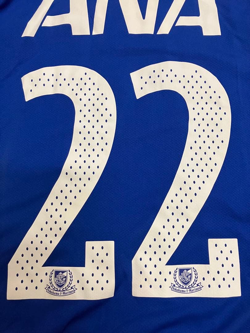 中澤佑二　横浜Fマリノス　実使用　支給　ユニフォーム　サッカー　オーセンティック