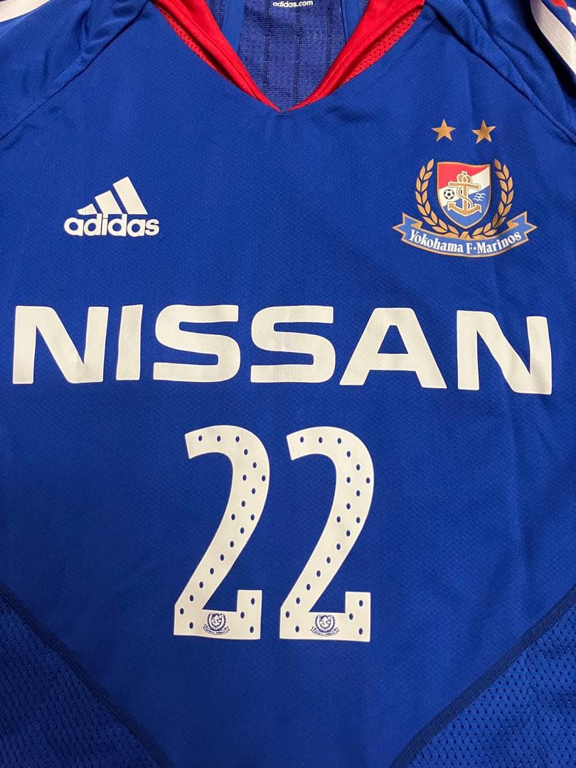 中澤佑二　横浜Fマリノス　実使用　支給　ユニフォーム　サッカー　オーセンティック