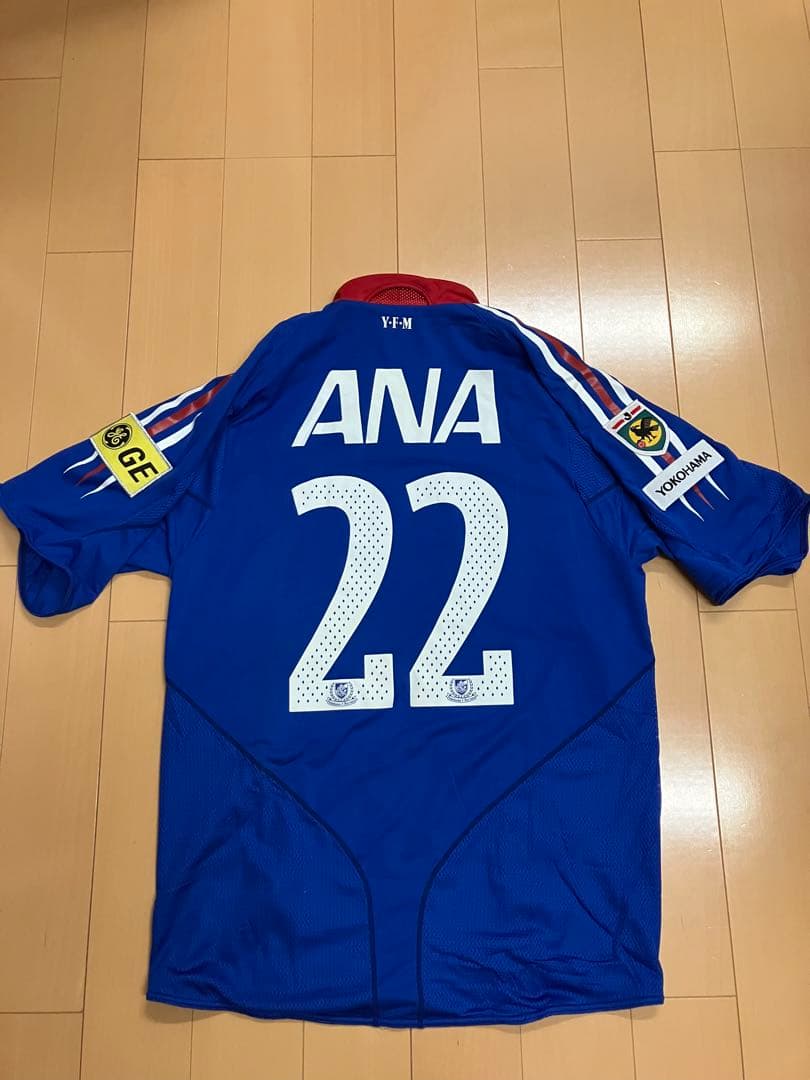 中澤佑二　横浜Fマリノス　実使用　支給　ユニフォーム　サッカー　オーセンティック