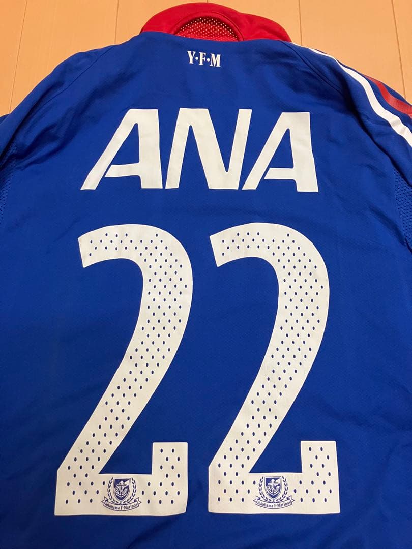 中澤佑二　横浜Fマリノス　実使用　支給　ユニフォーム　サッカー　オーセンティック