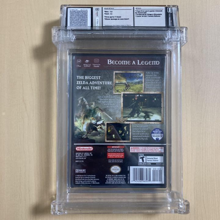 【新品未開封】北米版GCゼルダ　THE LEGEND OF ZELDA