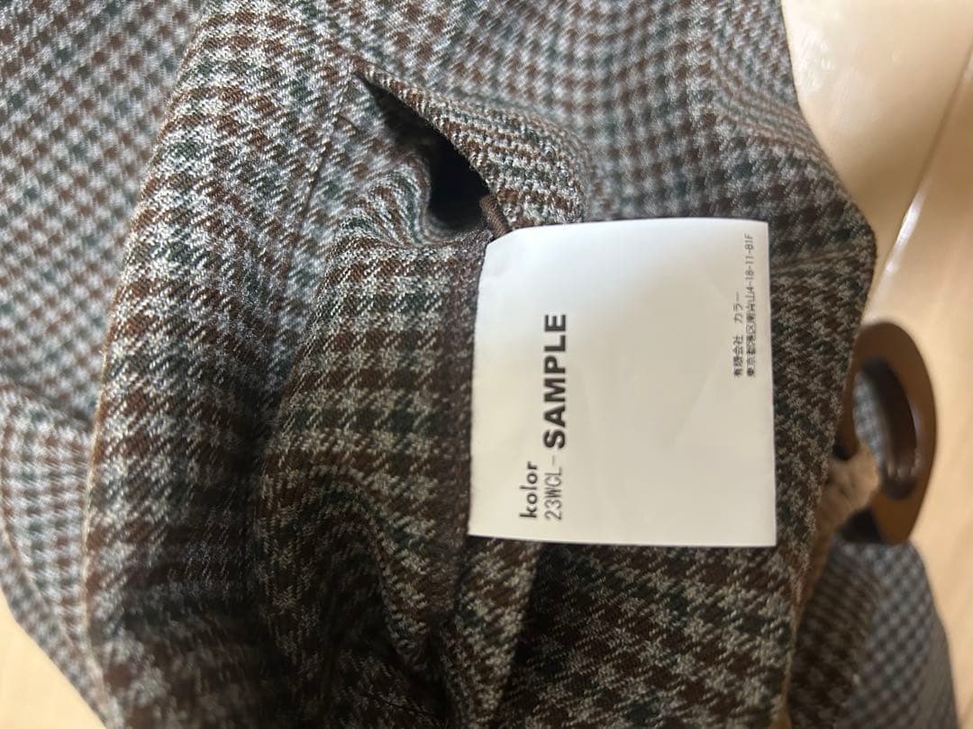 kolor 23aw ショートパンツ SAMPLE品