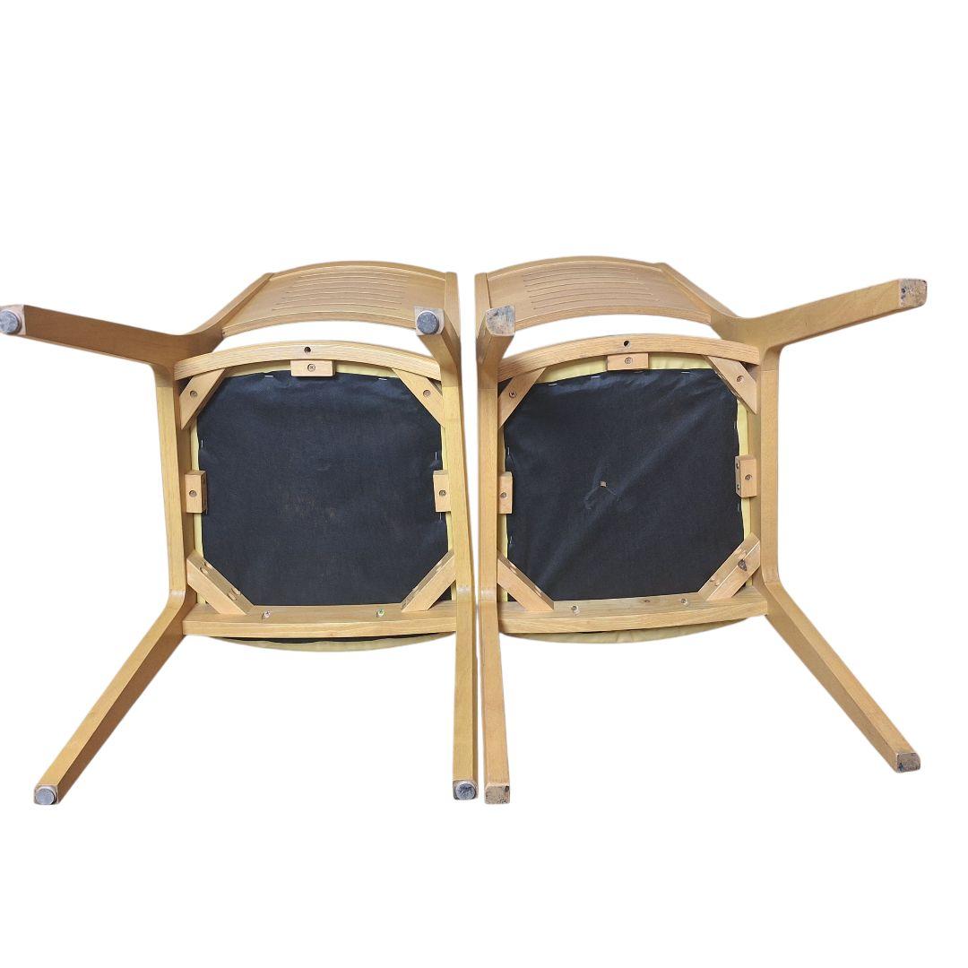 TOYO FURNITURE ダイニングチェア 2脚セット ナチュラル 木製