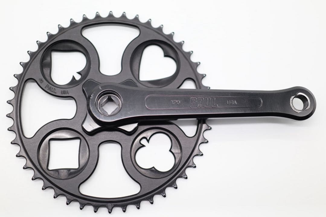 ★ PAUL 100% クランク 46T 170 ピスト ブルーラグ サーリー