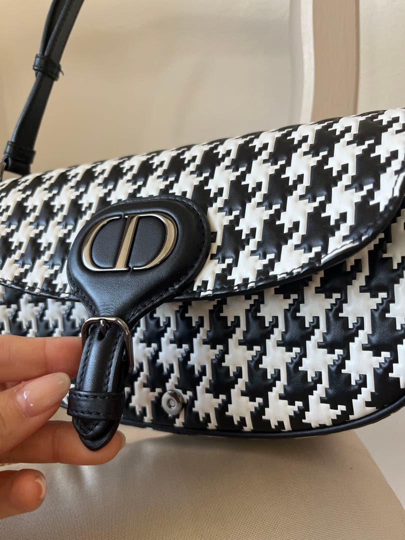 【Christian Dior】ディオールBobbyボビーEW 千鳥格子柄バッグ