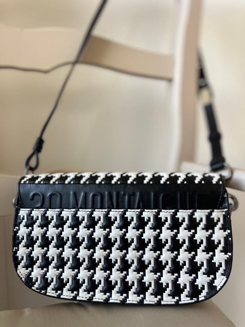 【Christian Dior】ディオールBobbyボビーEW 千鳥格子柄バッグ