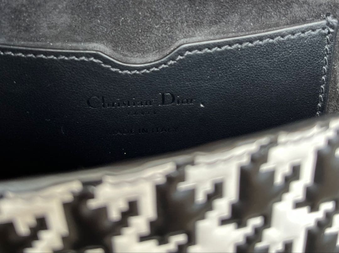 【Christian Dior】ディオールBobbyボビーEW 千鳥格子柄バッグ