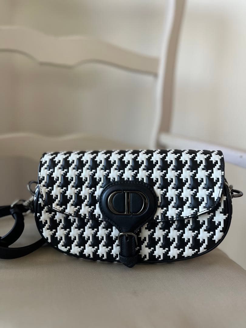 【Christian Dior】ディオールBobbyボビーEW 千鳥格子柄バッグ