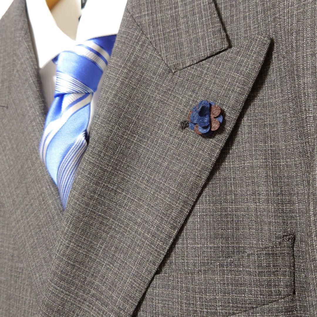 新品　ヒルトン　イタリア　戸賀モデル　ダブル　スーツ　AB5　HILTON