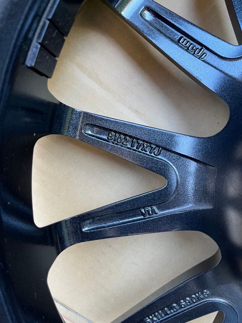 ウェッズ ヴェルヴァ スポルト ツー 17インチホイール4本セット