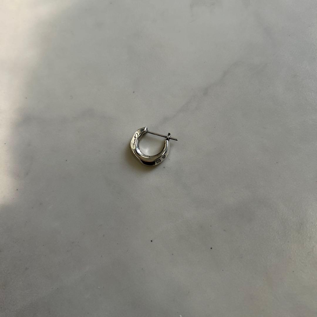 美品　GARNI Crockery Pierceフープピアス