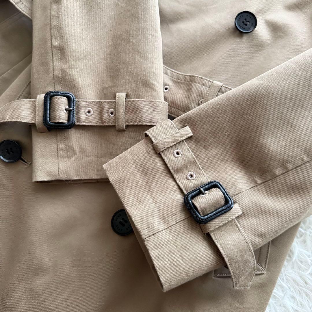 【ハイク】トレンチコート　2way ライナー付 3 ベージュ　ベルト　ダブル