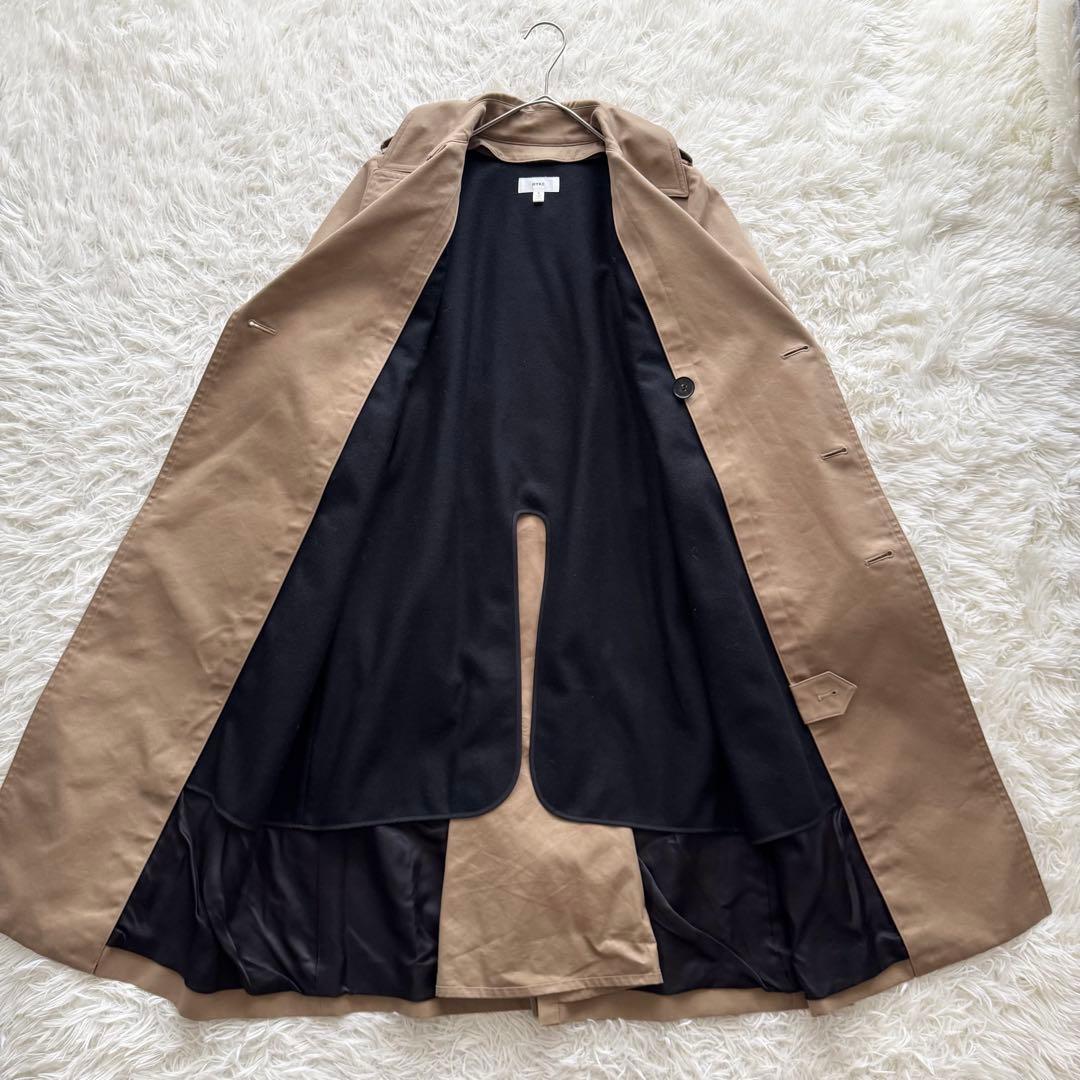 【ハイク】トレンチコート　2way ライナー付 3 ベージュ　ベルト　ダブル