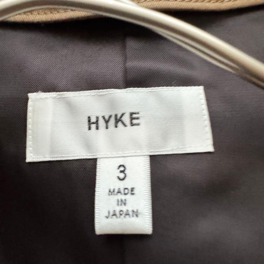 【ハイク】トレンチコート　2way ライナー付 3 ベージュ　ベルト　ダブル