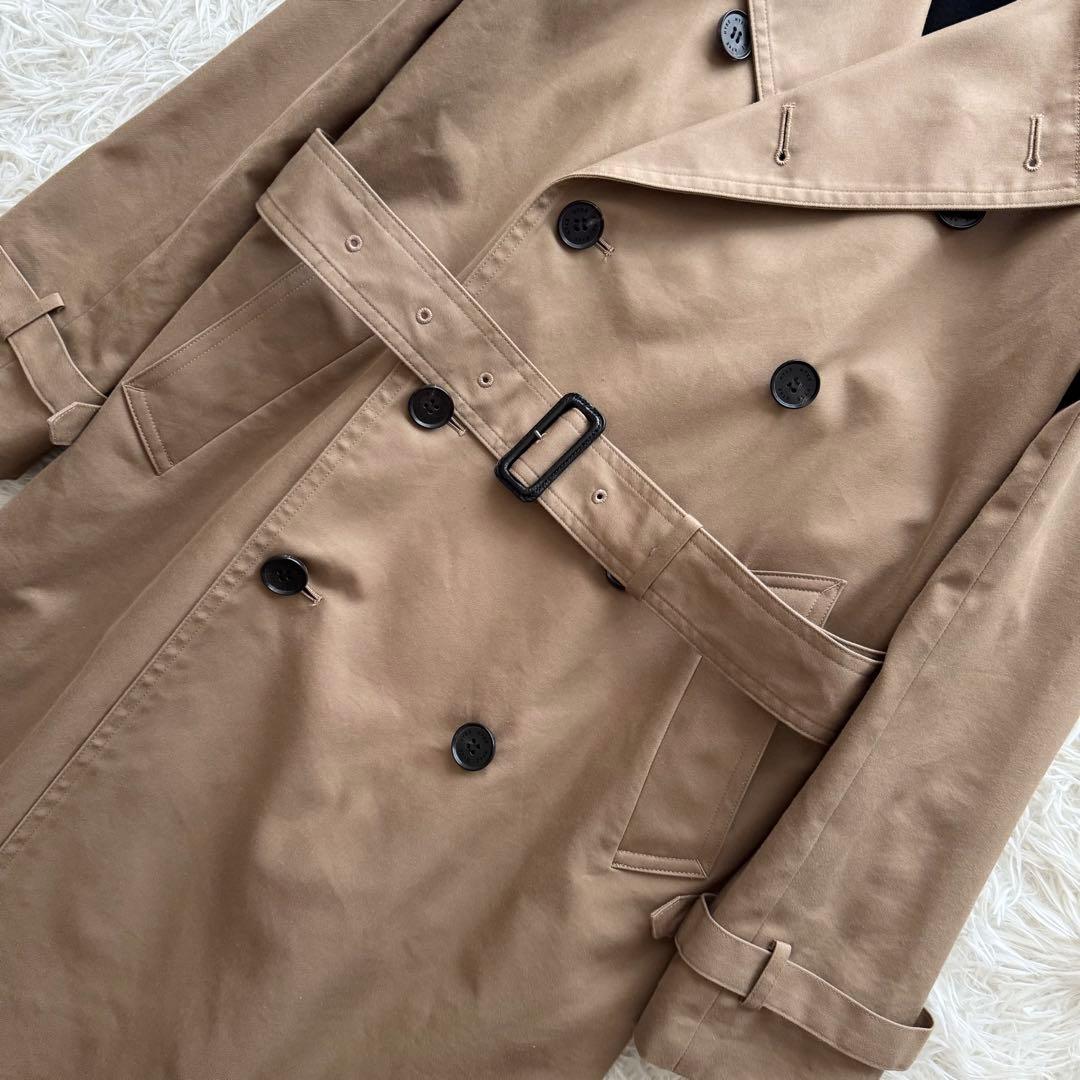 【ハイク】トレンチコート　2way ライナー付 3 ベージュ　ベルト　ダブル