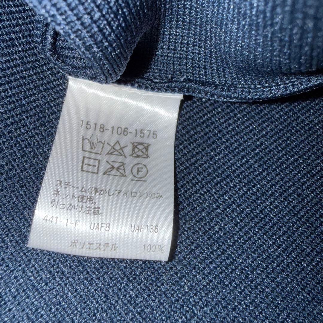 UNITEDARROWS ネイビー ニットベスト ボタン フリルデザイン