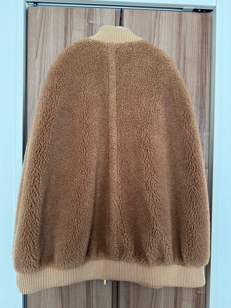 美品　Max Mara マックスマーラ　テディ　ケープ　ポンチョ