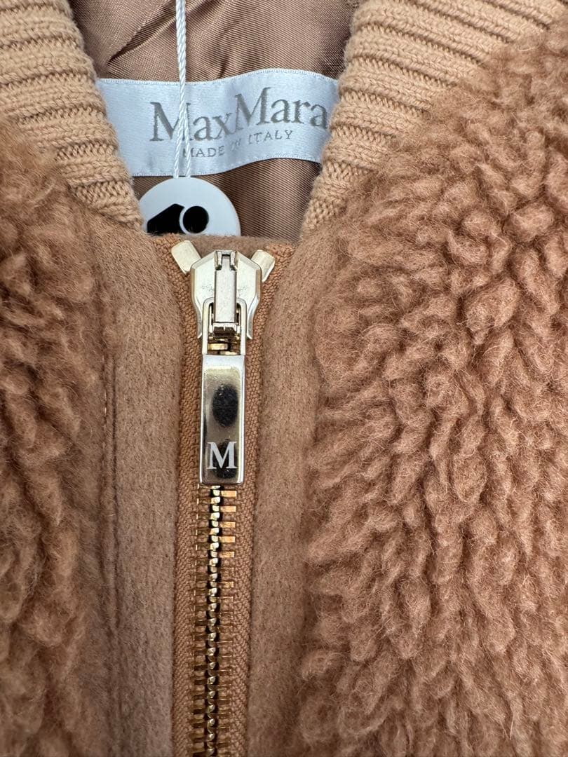 美品　Max Mara マックスマーラ　テディ　ケープ　ポンチョ