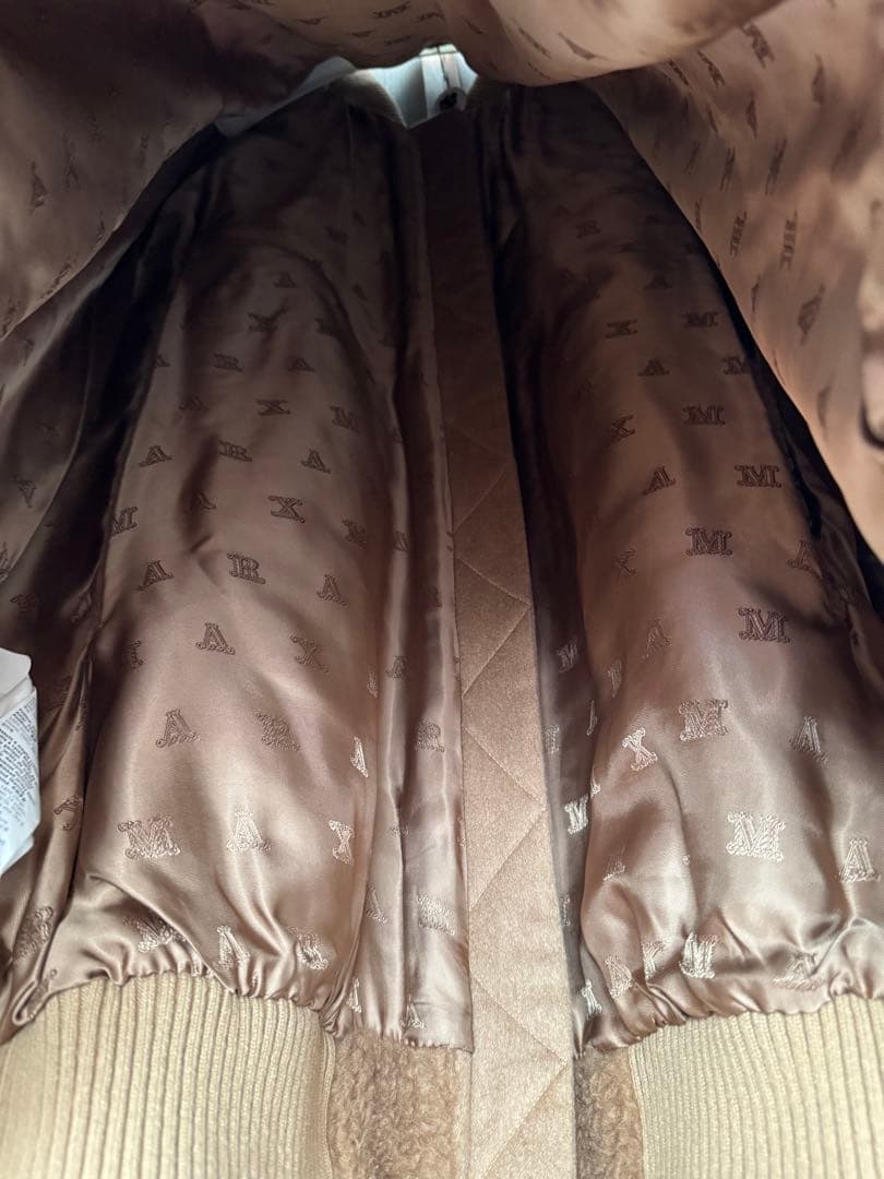 美品　Max Mara マックスマーラ　テディ　ケープ　ポンチョ