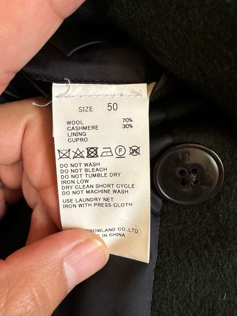 TOMORROWLAND×PILGRIM ダークグリーン　コート