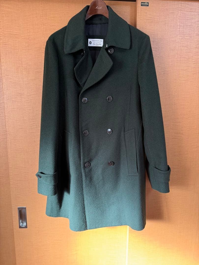TOMORROWLAND×PILGRIM ダークグリーン　コート
