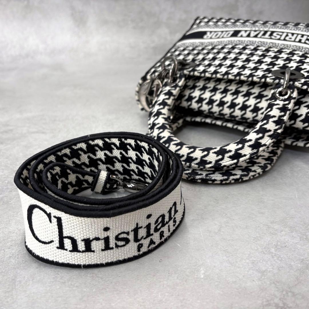 【極美品】ディオール レディディライト ミディアム 2way ショルダーバッグ