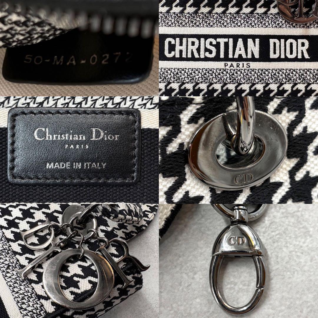 【極美品】ディオール レディディライト ミディアム 2way ショルダーバッグ