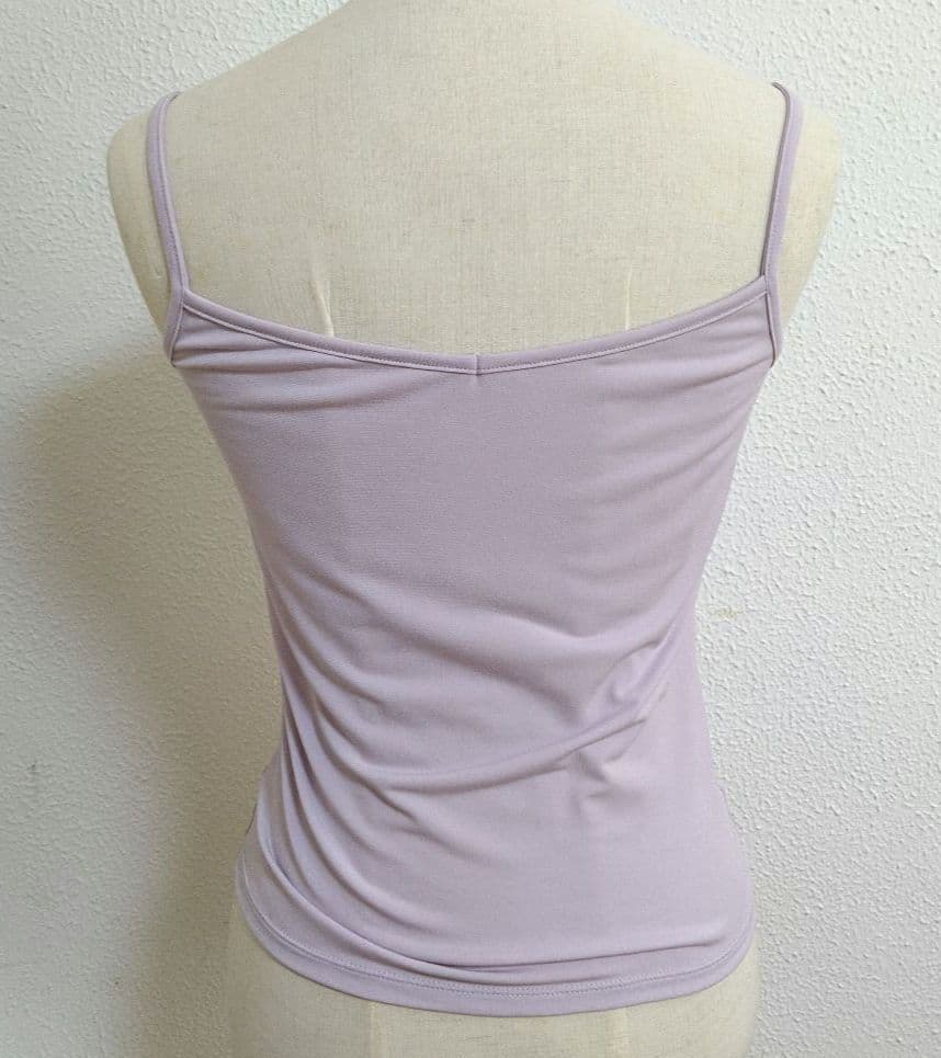yuzu 茨城様☆チャコット　薄紫　M ラップスタイル　レッスンウェア　トップス