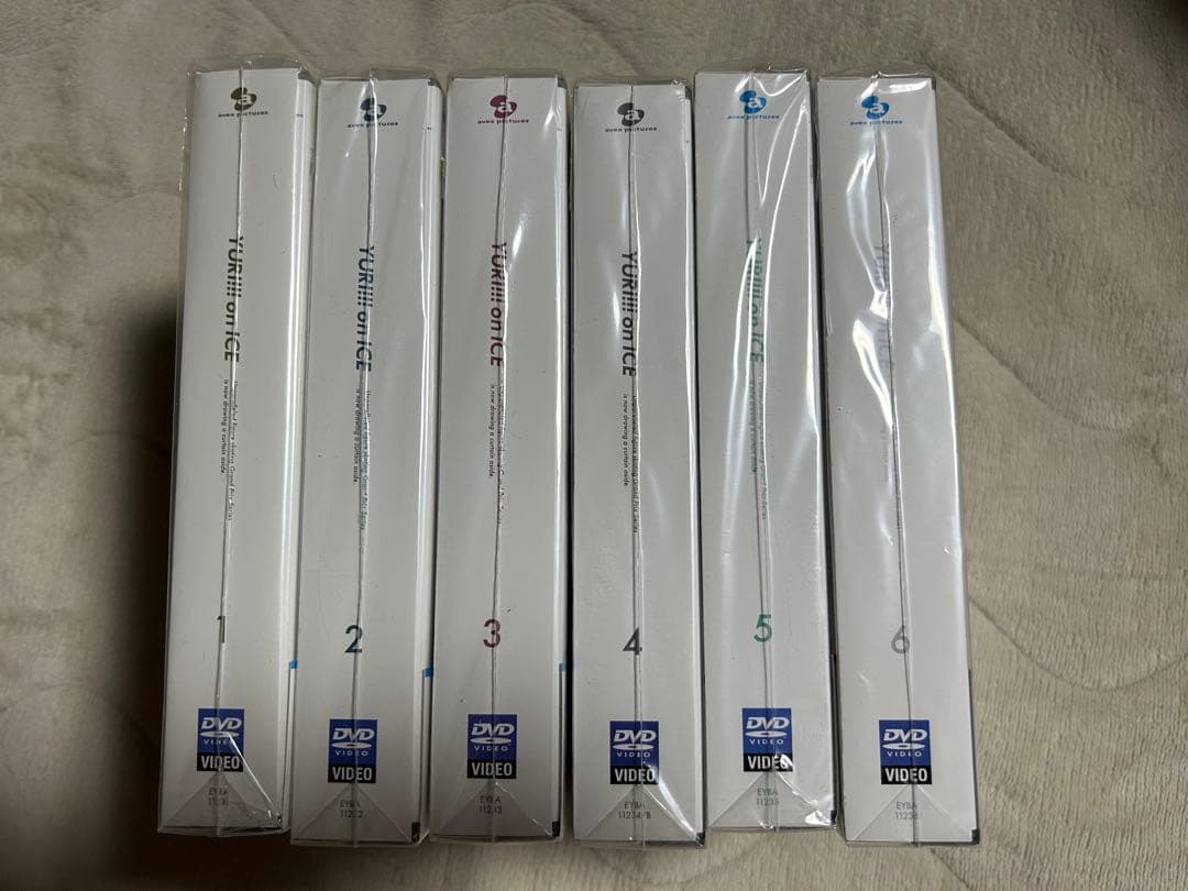 ユーリ!!! on ICE DVD 6巻セット 特典付き セル版