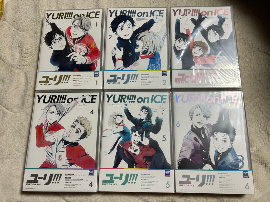 ユーリ!!! on ICE DVD 6巻セット 特典付き セル版