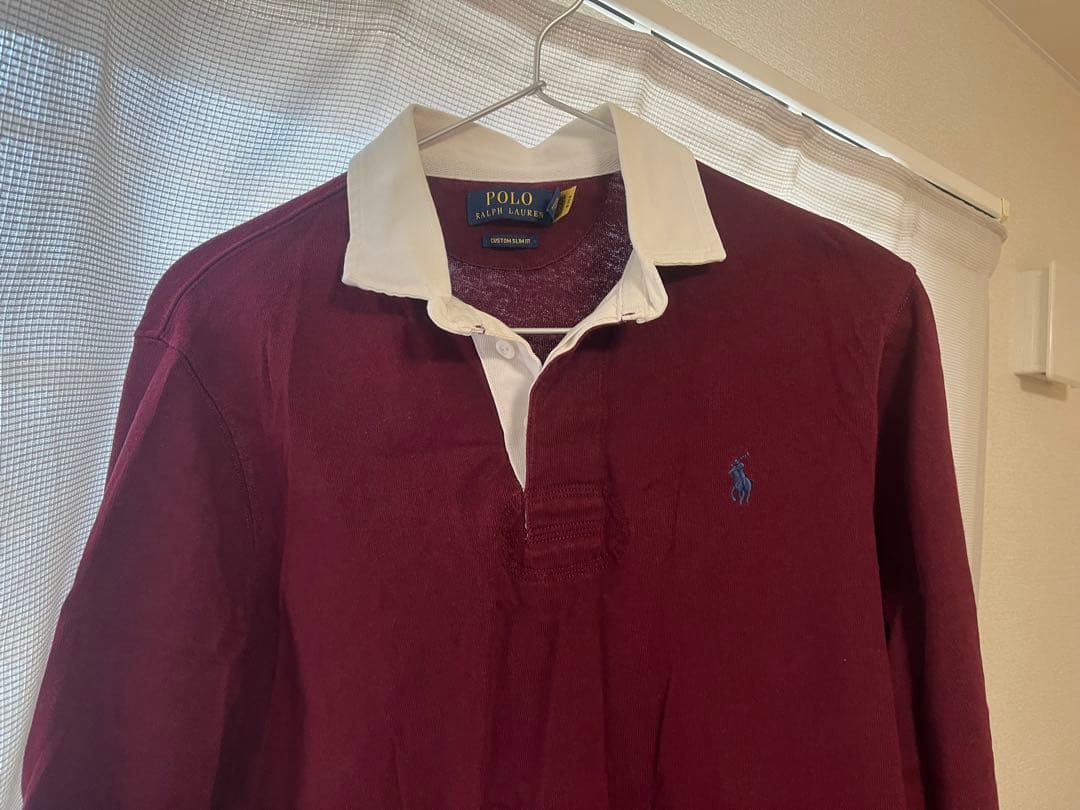 Polo Ralph Lauren アイコニックラグビーシャツ 長袖ポロシャツM