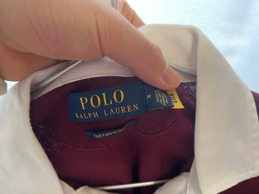 Polo Ralph Lauren アイコニックラグビーシャツ 長袖ポロシャツM