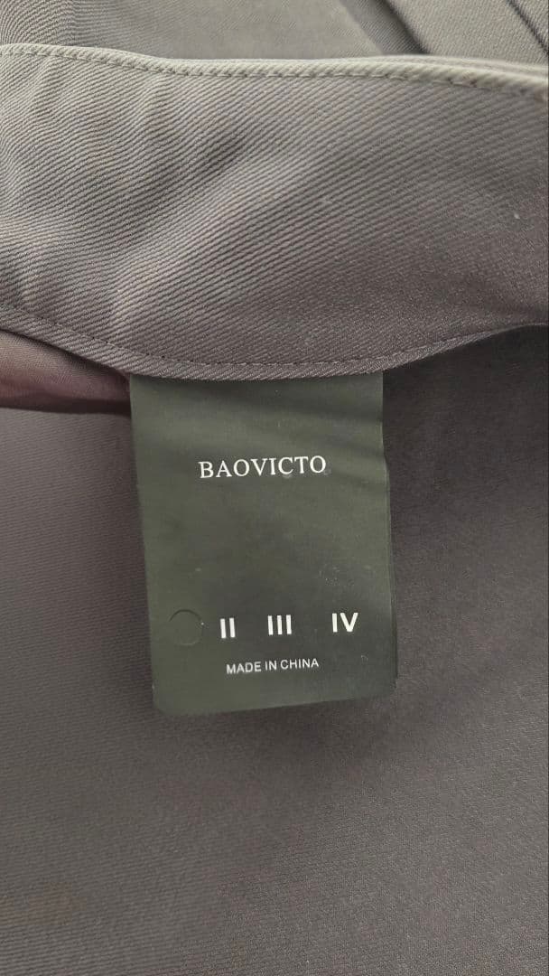 BAOVICTO 23SS 変形ワイドパンツ 　グレーサイズI