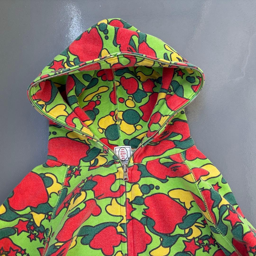 限定カラーBATHING APE PSYCHE CAMO シャーク フーディー