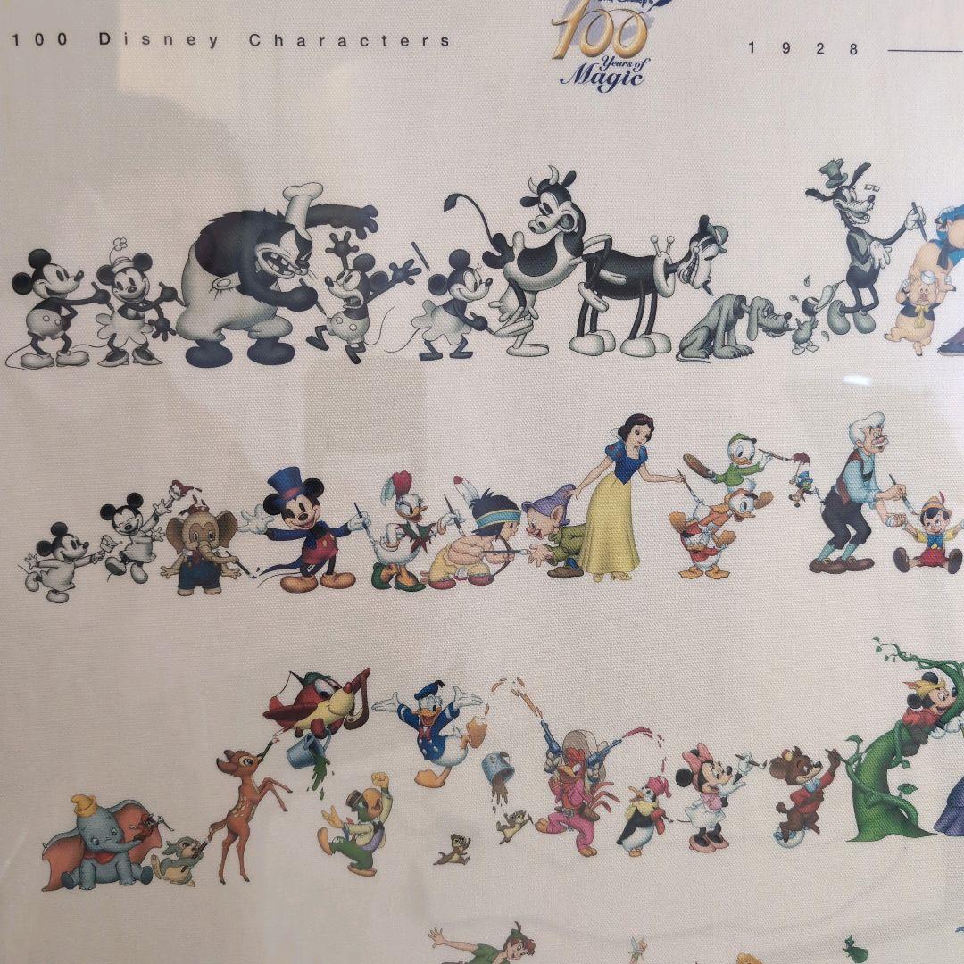 ウォルト・ディズニー 100周年 1500枚限定 キャンバスポスター