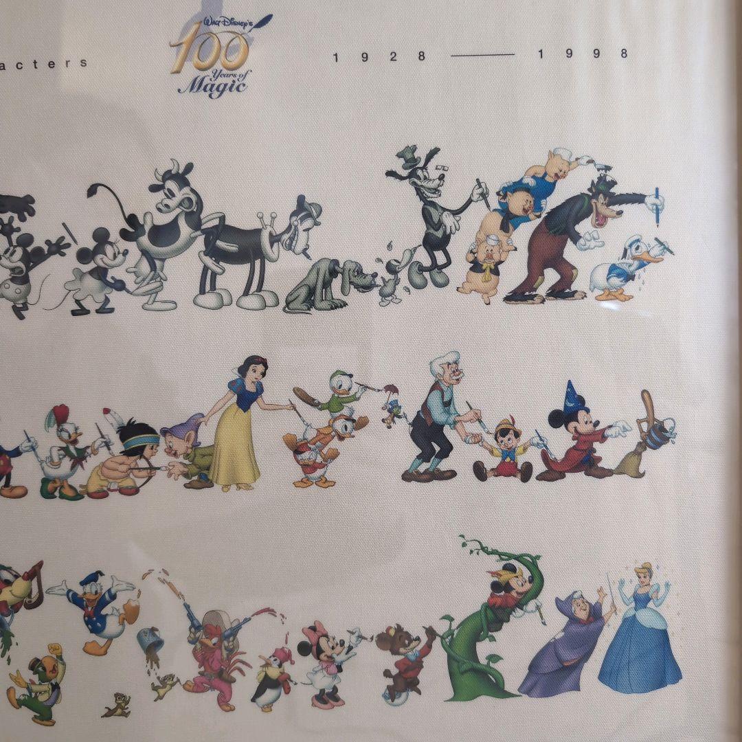 ウォルト・ディズニー 100周年 1500枚限定 キャンバスポスター